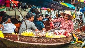 Local Market on Bangkok Thailand