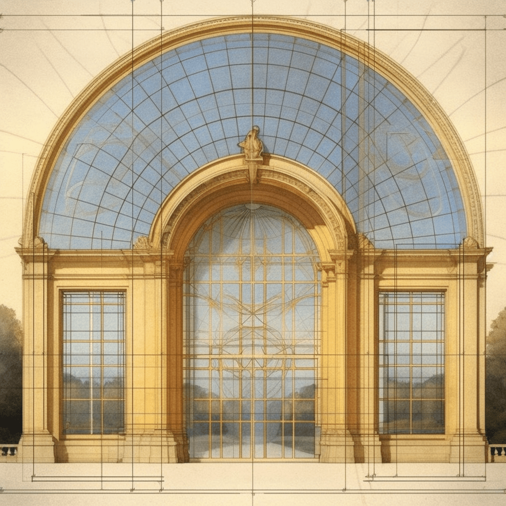 Golden Ratio on Doorway Architecture